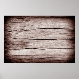 Old wooden floor with cracks, Old wooden texture Poster