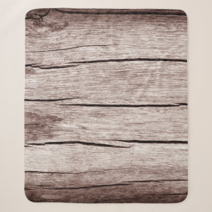 Old wooden floor with cracks,  Old wooden texture  Sherpa Blanket