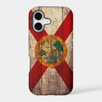 Old Wooden Florida Flag;