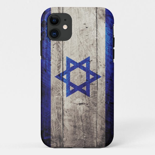 Old Wooden Israel Flag Case-Mate iPhone Case (Back)