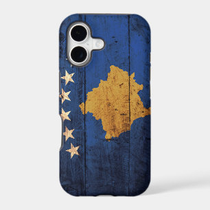 Old Wooden Kosovo Flag