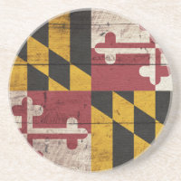 Old Wooden Maryland Flag