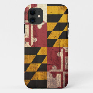 Old Wooden Maryland Flag iPhone 5 Case