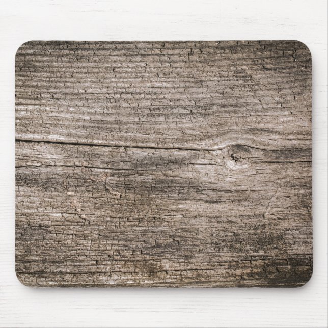 Old wooden planks mouse pad (Front)
