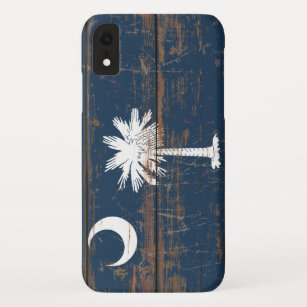 Old Wooden South Carolina State Flag Case-Mate iPhone Case