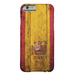 Old Wooden Spain Flag Barely There iPhone 6 Case