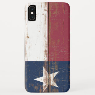 Old Wooden Texas State Flag iPhone XS Max Case