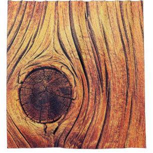 Old wooden texture as background. Vintage colorsst Shower Curtain