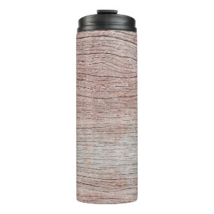 Old wooden texture with beautiful natural patterns thermal tumbler