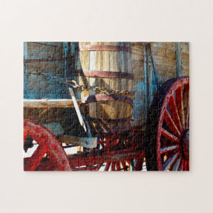 Old Wooden Wagon California. Jigsaw Puzzle