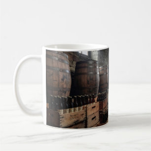 Old World Barrel Cellar Brewer Scene Mug