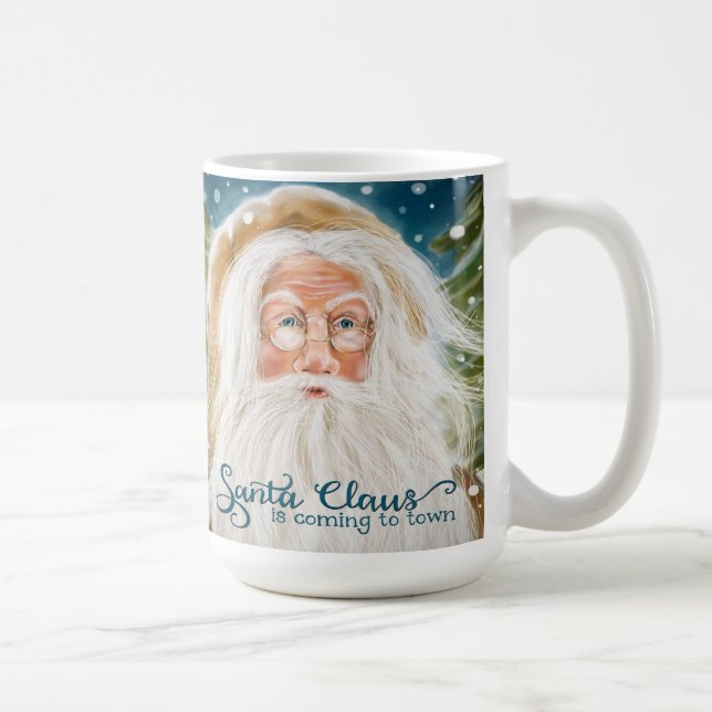 Old World Christmas Santa Coffee Mug (Right)