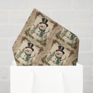Old World Christmas Snowman Tissue Paper