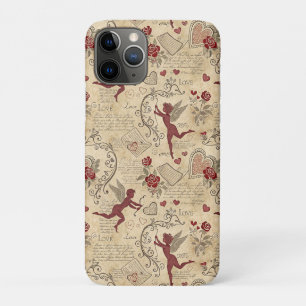 Old World Cupid Valentine Romantic iPhone 11 Pro Case