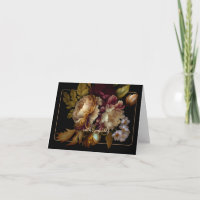 Old World Dark Floral Bouquet SYMPATHY