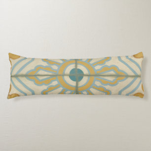 Old World Decorative Tile Pattern Body Cushion