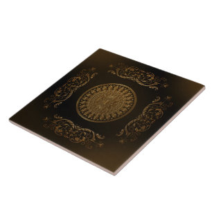 Old world design ceramic tile