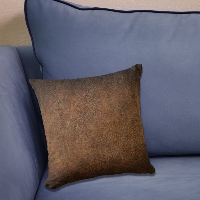 Old World Faux Leather Cushion (Creator Uploaded)