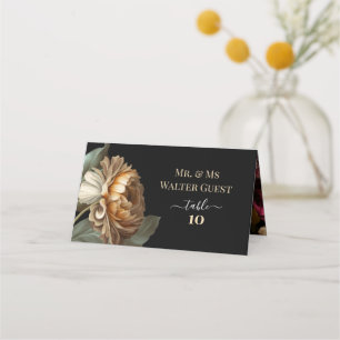 OLD WORLD FLORAL WEDDING Guest Table Numbers Place Card