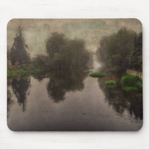 Old World Landscape Fine Art Painting Mouse Pad