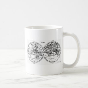 Old world map coffee mug