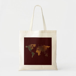 Old World Map Designer Gift Tote Bag