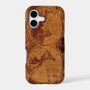 Old World Map iPhone Case
