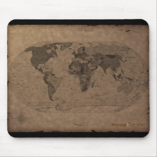 Old World Map Mousepad