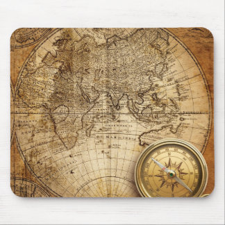 Old World Map Mousepad