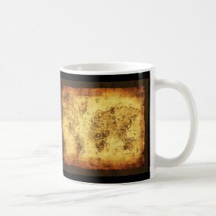 Old World Map Mugs