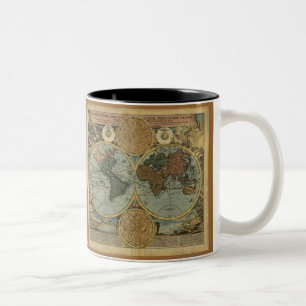Old World Map Mugs