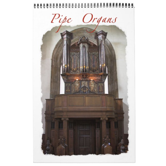 Old World Pipe organ calendar (Cover)
