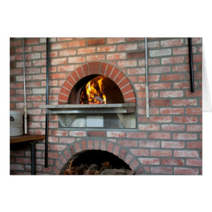 Old World Pizza Oven Card