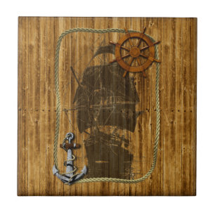 Old World Sailing Tile