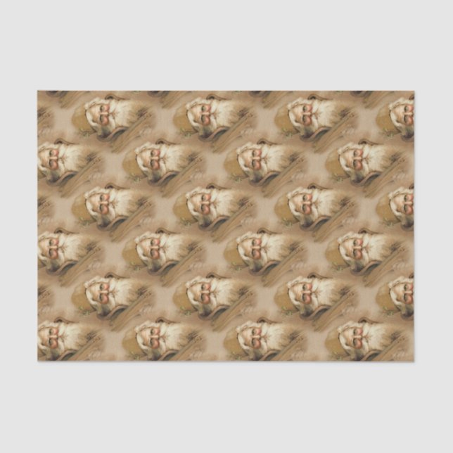 Old World Santa Claus - Tissue Paper (Front)