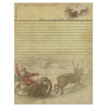 Old World Santa Letterhead - Letter from Santa