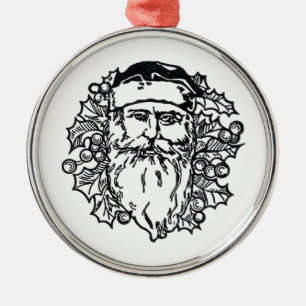 Old World Santa Metal Tree Decoration