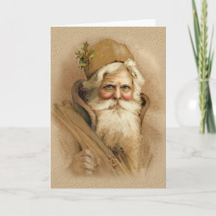 Old World Santa - No Text Holiday Card