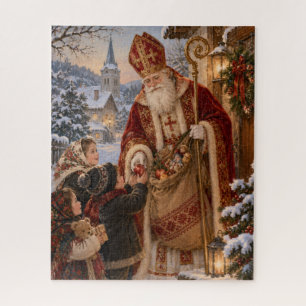 Old World St. Nicholas Christmas Puzzle