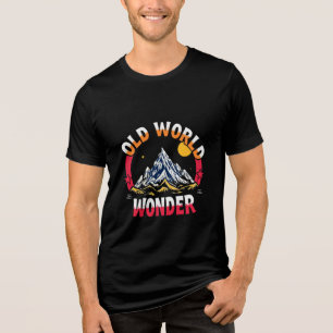 Old World Wonder Mountain Adventure Tri-Blend Shirt