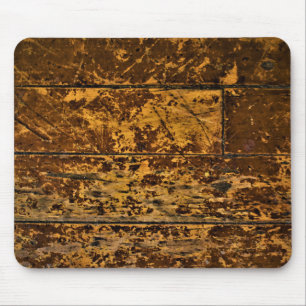 Old Worn Wood Panel Mouse Pad