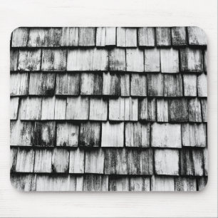 Old Worn Wooden Board Wall  Mouse Pad