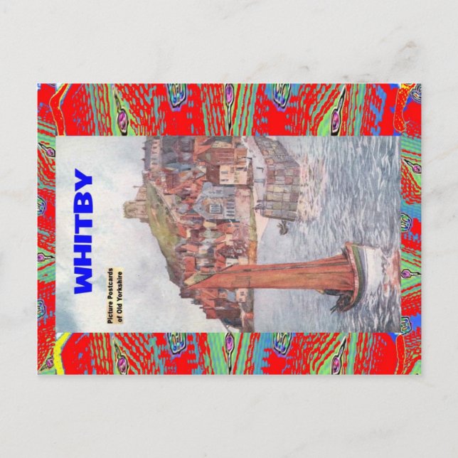 OLD YORKSHIRE - WHITBY POSTCARD (Front)