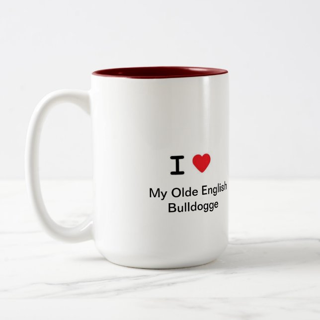 Olde English Bulldogge Coffee Mug (Left)