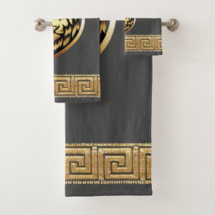 Olde English Royal Lion Designer Bath Towel Set