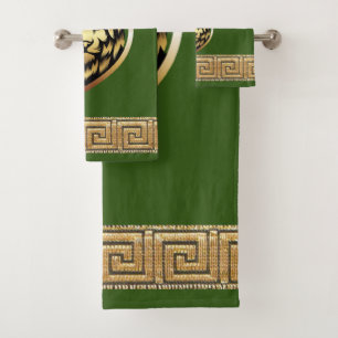 Olde English Royal Lion Designer Bath Towel Set