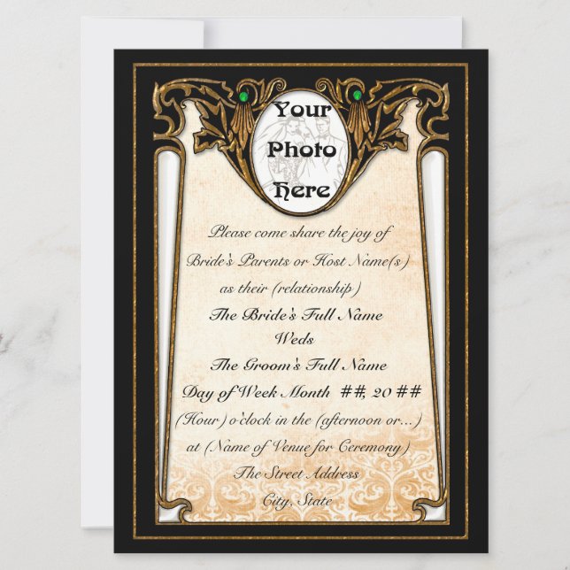 Olde New Orleans (Wedding Invitation) Invitation (Front)