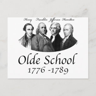 Olde School Postcard