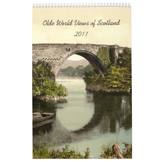 Olde World Views of Scotland  Calendar (Cover)