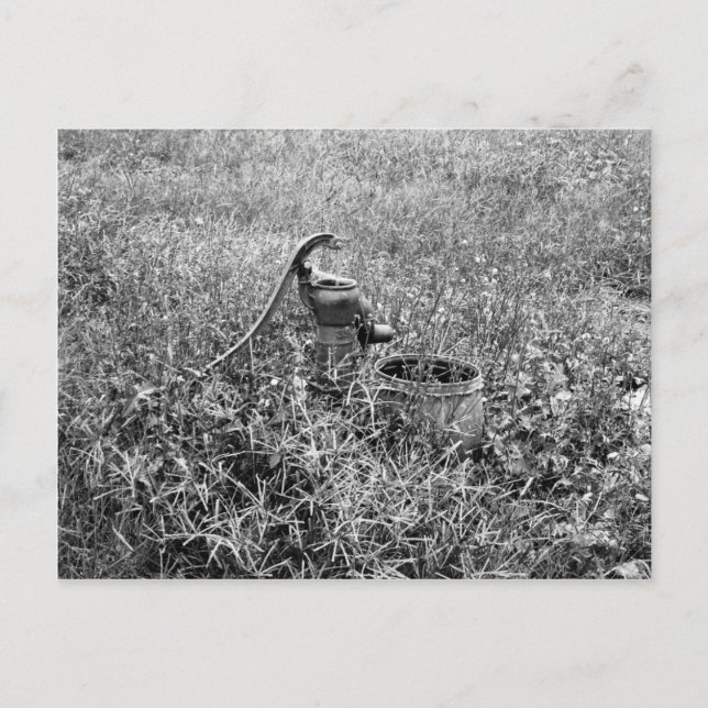 Olden Day Pump Postcard (Front)